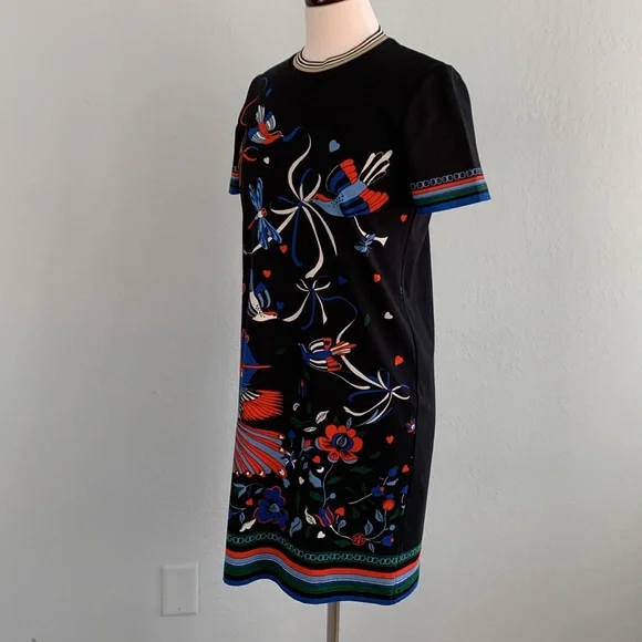 Tory Burch Paradise Bird Tshirt Dress - Picture 8 of 15